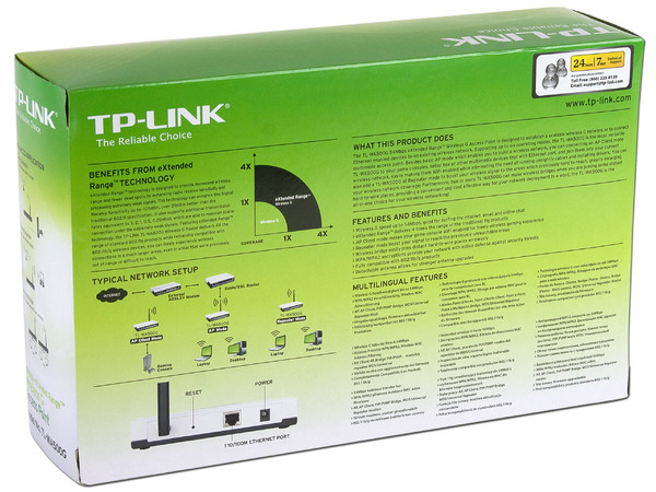 Access Point TP-LINK Wireless-G para Conexiones Inalámbricas