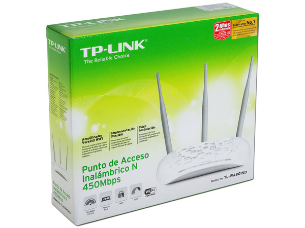 Access Point TP-LINK Wireless N, Wireless N (Wi-Fi 4), hasta 450 Mbps, PoE.