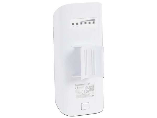 CPE de Exterior Ubiquiti Networks NanoStation LOCOM5 de 5 GHz, Hasta 150 Mbps, PoE.
