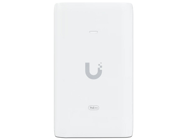 Adaptador e Inyector de PoE Ubiquiti Networks U-PoE++, 48V, 60W, RJ-45. Color Blanco.