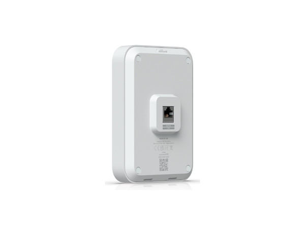 Access Point Ubiquiti Networks U7-IW de Doble Banda, Wireless AX3000 (Wi-Fi 7), 2.4GHz y 5GHz, Hasta 4.3 Gbps, MIMO 2X2, Montaje en Pared. Color Blanco