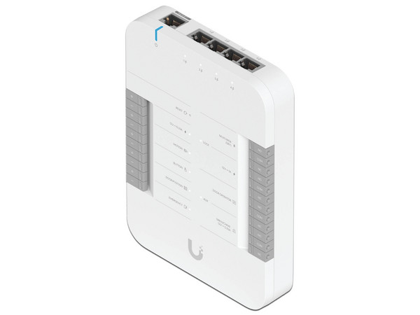 UniFi Access Hub Door Ubiquiti UA-HUB-DOOR, Control de 1 Puerta, 2 Lectores y 2 Cámaras, Entradas Auxiliares, PoE No Incluido.