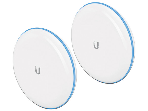 Kit de Antenas Bidireccionales Ubiquiti Networks UniFi Building Bride, de Doble Banda 2.4GHz - 5GHz, 17.2dBi, Color Blanco.