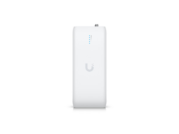 Inyector POE inalámbrico UBIQUITI UDB, 5 GHz, Velocidad 867 Mbps, 1 puerto RJ45, 802.3af 15W, Plug and Play.