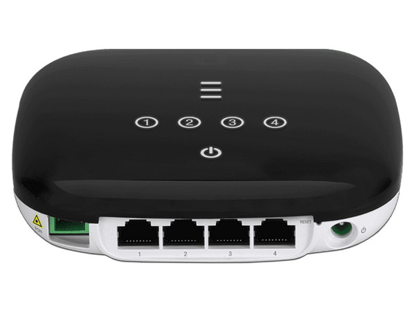 Router inalámbrico Ubiquiti UFiber WiFi, con 1 puerto WAN GPON, de hasta 300 Mbps.