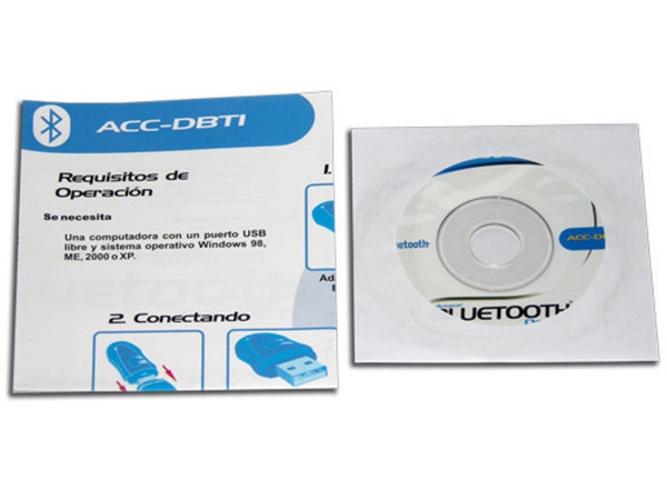 Adaptador Acteck USB Wireless Bluetooth con alcance hasta 10 mts.