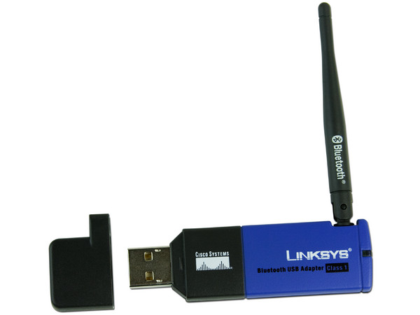 Adaptador Bluetooth Clase 1 Linksys, USB.