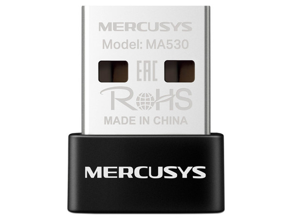 Adaptador Mercusys MA530 Bluetooth 5.3, USB Tipo Nano, Conectividad Inalámbrica.