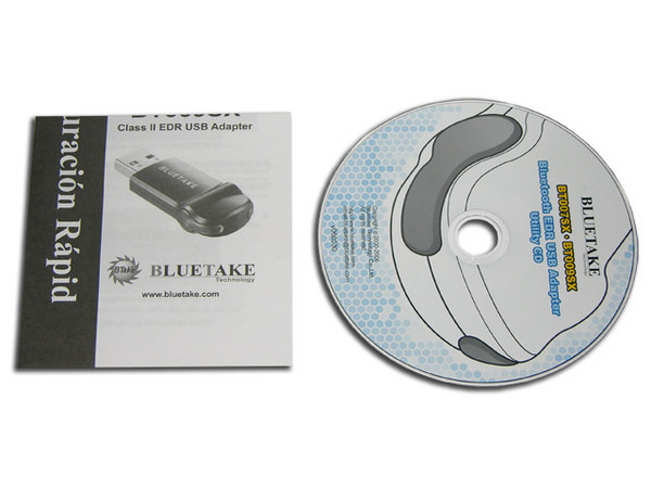 Adaptador BlueTake USB Wireless Bluetooth v2.0, Alcance de hasta 10mts.