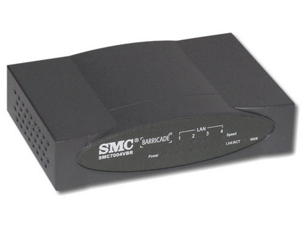 Ruteador/Switch SMC para Compartir Internet (Infinitum/Cable) con 4 Puertos 100Mbps y FireWall integrado