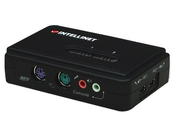 Intellinet Switch KVM 2 Puertos PS/2 Con Audio.