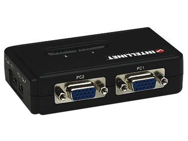 Intellinet Switch KVM 2 Puertos PS/2 Con Audio.