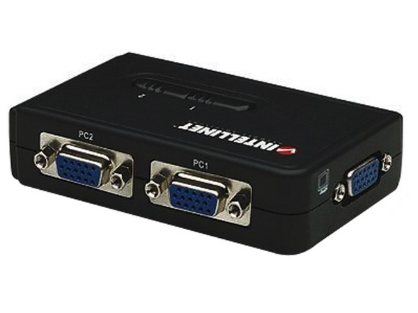 Intellinet Switch KVM 2 Puertos PS/2 Con Audio.