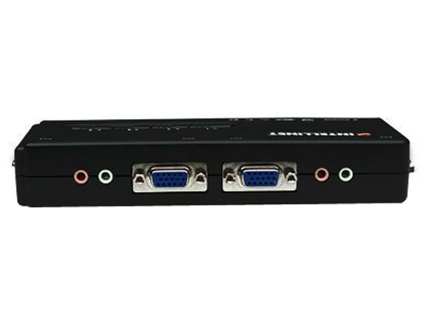 Intellinet Switch KVM 4 Puertos PS/2 Con Audio.   