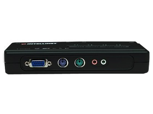 Intellinet Switch KVM 4 Puertos PS/2 Con Audio.   