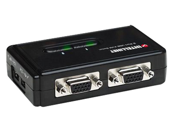 Intellinet Switch KVM 2 Puertos USB Con Audio.   
