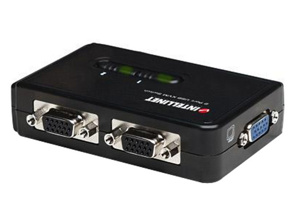 Intellinet Switch KVM 2 Puertos USB Con Audio.   