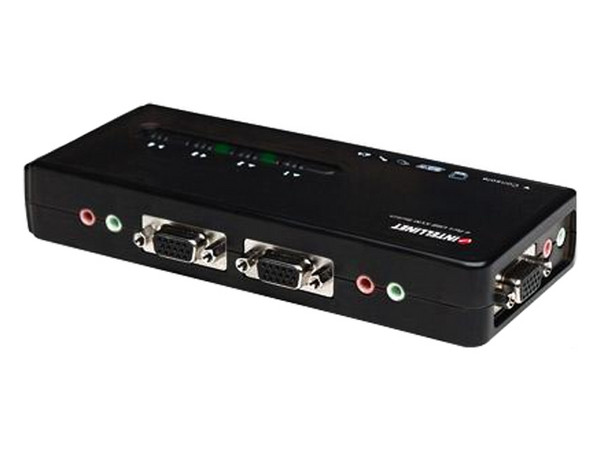 Intellinet Switch 4:1 KVM 4 Puertos USB Con Audio.