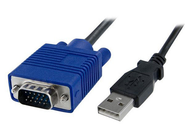 Consola KVM USB 2.0 con Transferencia de Archivos y Captura de Video - Adaptador Crash Cart para Laptop