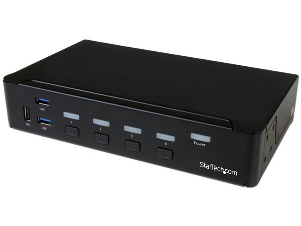 Switch Conmutador KVM de 4 Puertos HDMI 1080p con USB 3.0.
