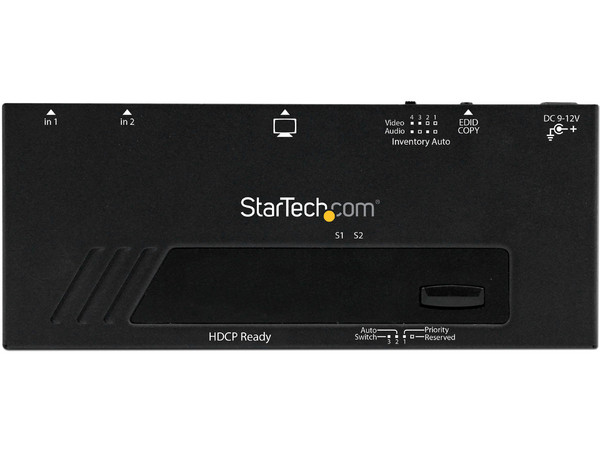 Switch HDMI de 2 Puertos con Conmutado Automático y Prioritario, 1080p.