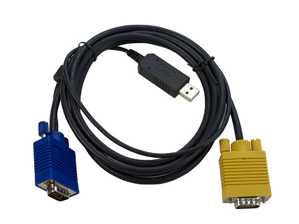 Cable KVM TrippLite USB (2 en 1)   de 6 pies