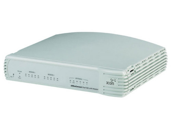 Dual Modem 3Com® OfficeConnect® 56K. Conecta tu oficina a Internet. (2 Modems Internos + 4 Ptos de Red 10Mbps).