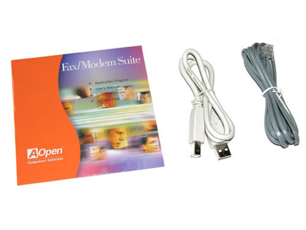 Fax/Módem Aopen Externo, 56K V.92, Interfase USB2