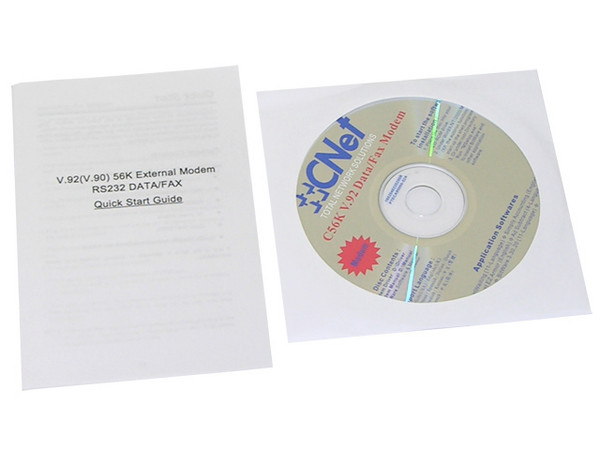 Fax/Modem CNet, Externo 56Kbps, V.92, Interfase Serial