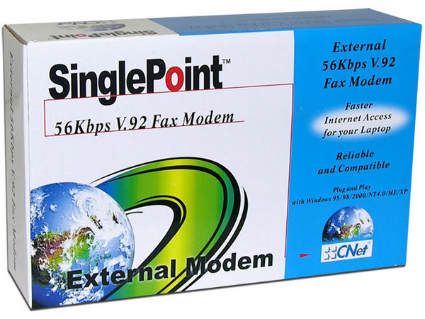 Fax/Modem CNet, Externo 56Kbps, V.92, Interfase Serial