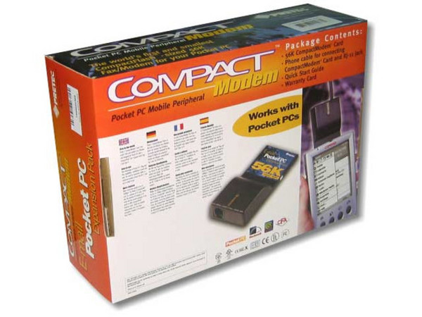 Modem Pretec de 56K para pocket PC