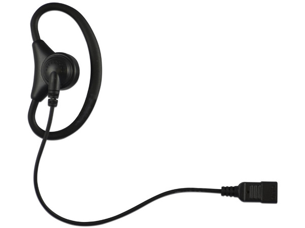 Audífono en Forma de Anillo OTTO E1-QC2NC135 para Radios, Ajustable, Color Negro