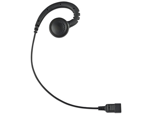 Audífono Ajustable OTTO E1-QC2NC138 para Radios, Con Giro, Serie LOC, Color Negro.