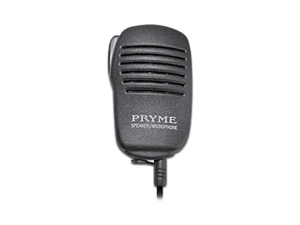 Microfono PRYME SPM103 con Bocina de Solapa para Radios Motorola, Color Negro.
