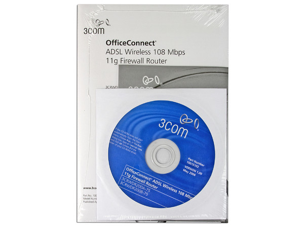 Ruteador 3Com OfficeConnect ADSL Wireless, 108Mbps 11g, Firewall