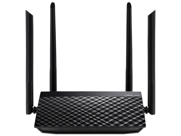 Router Inalámbrico ASUS RT-AC1200 V2 de doble banda, Wireless AC (Wi-Fi 5), hasta 867 Mbps. Color Negro.