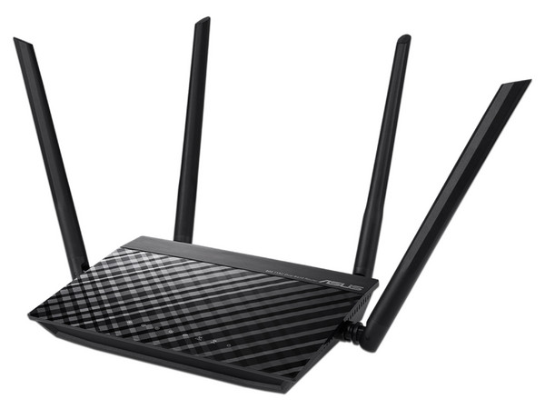Router Inalámbrico ASUS RT-AC1200 V2 de doble banda, Wireless AC (Wi-Fi 5), hasta 867 Mbps. Color Negro.