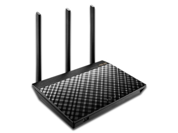 Ruteador Inálambrico 3 en 1 ASUS RT-AC1750 B1 de doble banda, Wireless ac (Wi-Fi 5), hasta 1750 Mbps, 4 Puertos RJ-45, 2 USB.