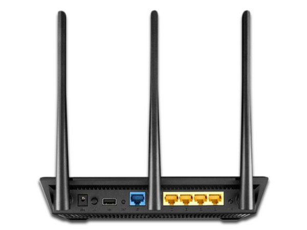 Ruteador Inálambrico 3 en 1 ASUS RT-AC1750 B1 de doble banda, Wireless ac (Wi-Fi 5), hasta 1750 Mbps, 4 Puertos RJ-45, 2 USB.