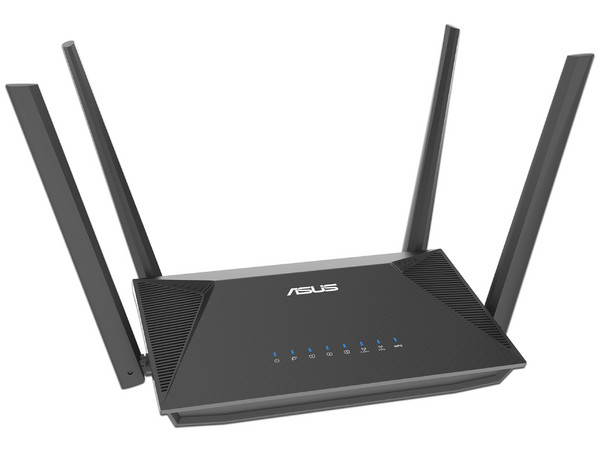 Router Inalámbrico ASUS RT-AX52 de Doble Banda, Wireless AX (Wi-Fi 6), hasta 1800Mbps, 1 puerto WAN y 3 puertos LAN. Color Negro.