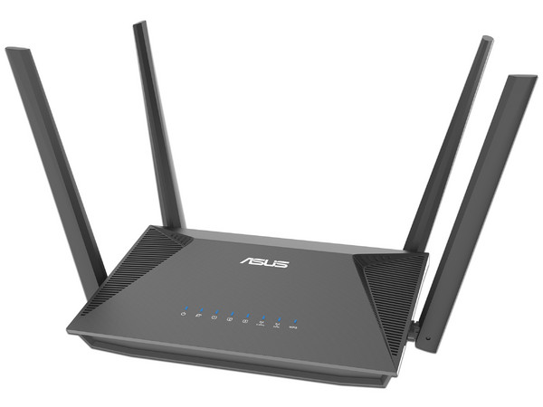 Router Inalámbrico ASUS RT-AX52 de Doble Banda, Wireless AX (Wi-Fi 6), hasta 1800Mbps, 1 puerto WAN y 3 puertos LAN. Color Negro.