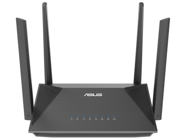 Router Inalámbrico ASUS RT-AX52 de Doble Banda, Wireless AX (Wi-Fi 6), hasta 1800Mbps, 1 puerto WAN y 3 puertos LAN. Color Negro.