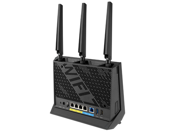 Router Inalámbrico ASUS RT-BE86U, Doble Banda, Wireless AC (Wi-Fi 7), Hasta 6800Mbps, 5 Puertos Gigabit LAN, 3 Antenas. Color Negro.