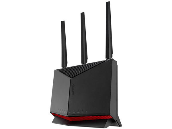 Router Inalámbrico ASUS RT-BE86U, Doble Banda, Wireless AC (Wi-Fi 7), Hasta 6800Mbps, 5 Puertos Gigabit LAN, 3 Antenas. Color Negro.