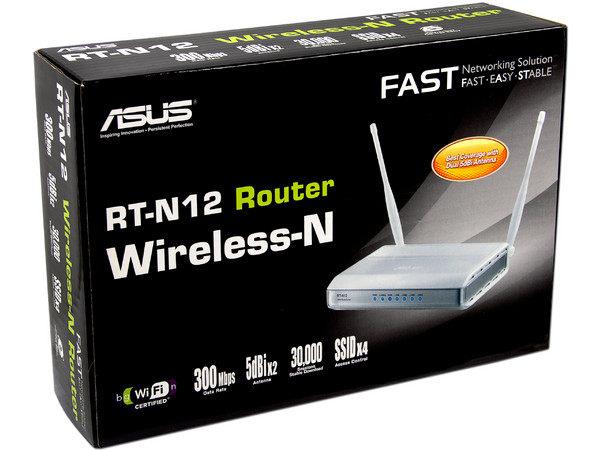 Ruteador Inalámbrico Asus Wireless-N hasta 300Mbps.