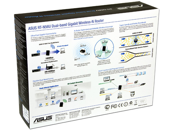 Ruteador ASUS RT-N56U Dual-band Gigabit Wireless-N 