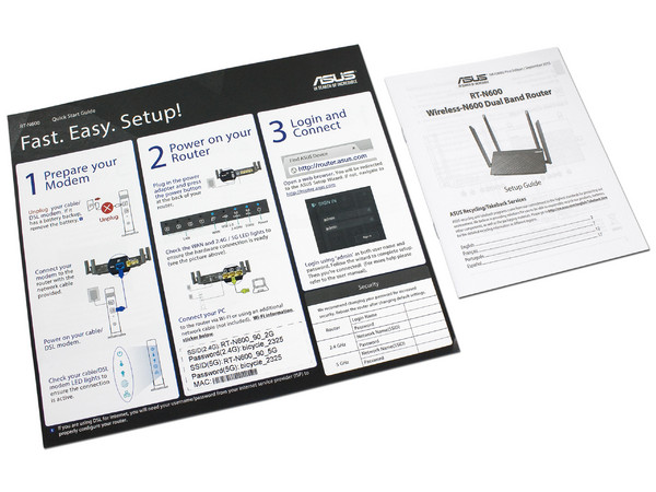Ruteador ASUS RT-N600 Dual-band Wireless-N hasta 600 Mbps.