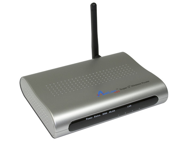 Ruteador Inalámbrico AirLink 101 Super G, Switch de 4 puertos 802.11b/g, Atheros Super G
