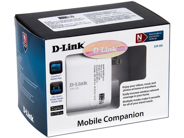 Ruteador Inalámbrico, Hot Spot y Repetidor D-Link DIR-505.