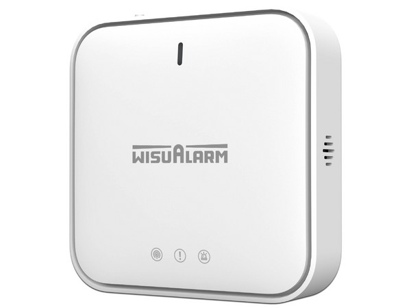 Gateway inalámbrico DAHUA DHI-HY-GW01A, Compatibilidad WisuLink, Comunicación Ethernet-WiFi, Color Blanco.